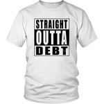 Straight Outta Debt - Black
