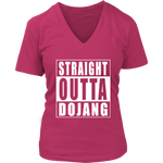 Straight Outta Dojang Womens V-Neck