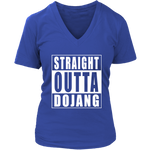 Straight Outta Dojang Womens V-Neck