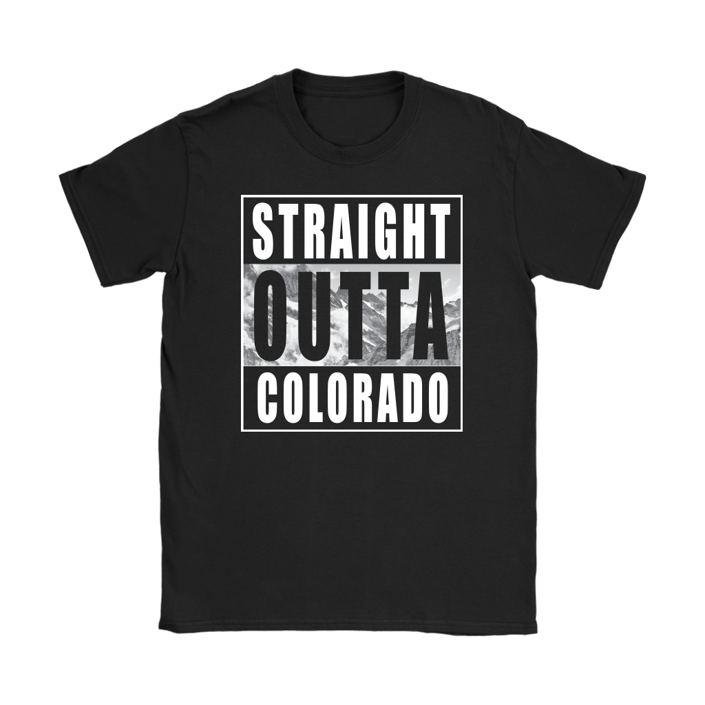 Straight Outta Colorado Custom With Back