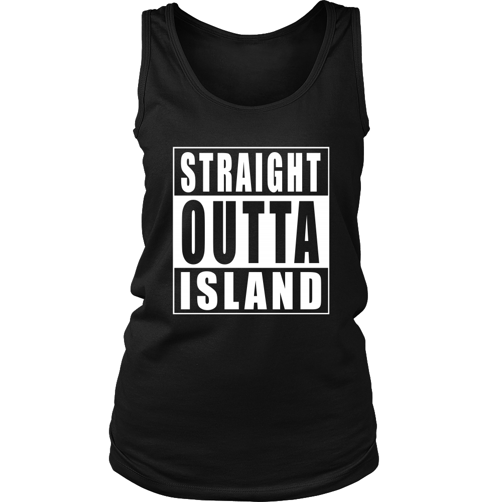 Straight Outta Island Womens Tank