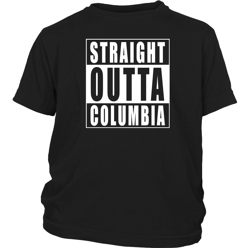 Straight Outta Columbia Youth Tshirt