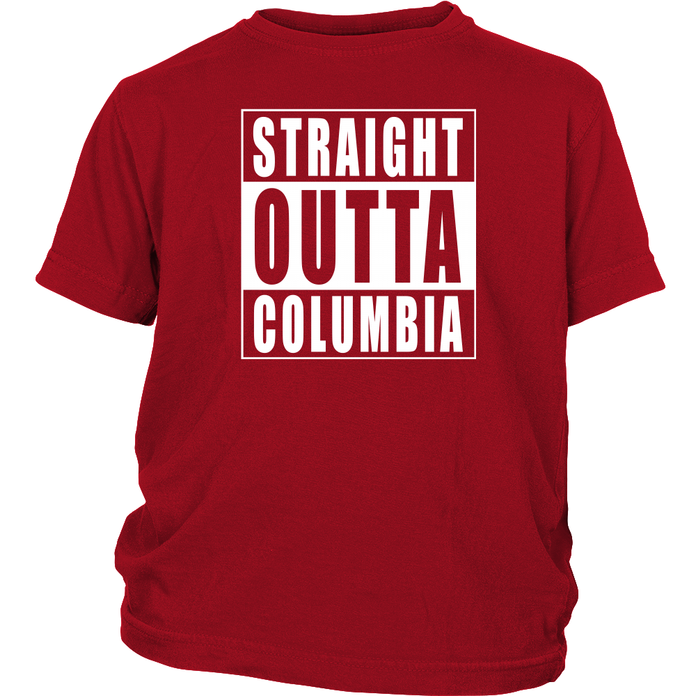 Straight Outta Columbia Youth Tshirt