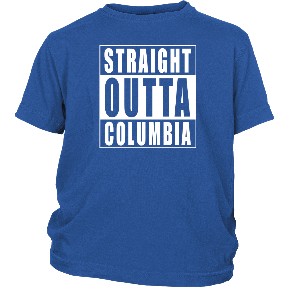 Straight Outta Columbia Youth Tshirt